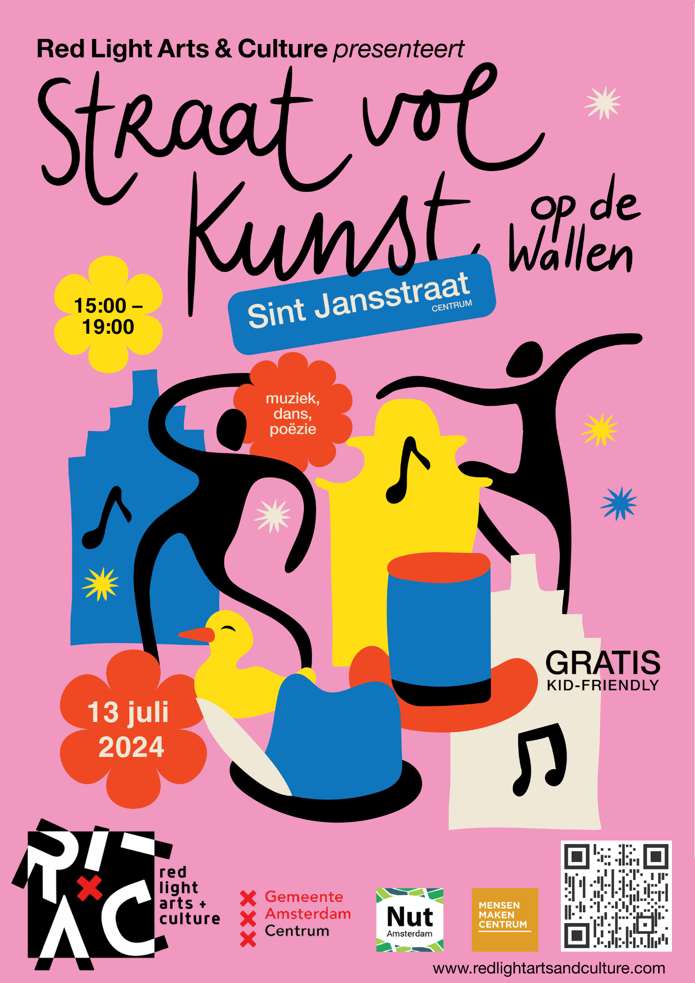 Final Poster Flyer Straat vol Kunst
