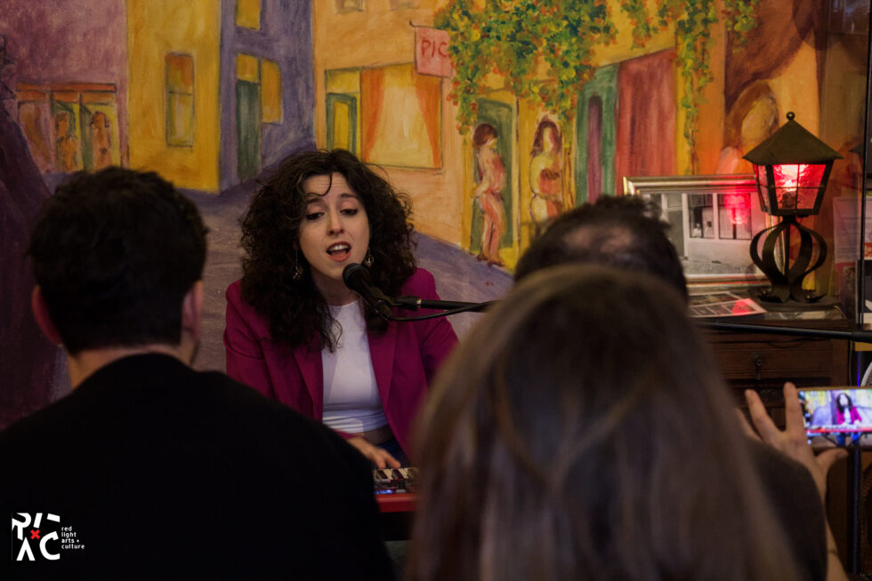 2. Red Light Arts & Culture RLAC – Photo by Masoud – Federica Lorusso at the PIC-1 – Red Light Jazz